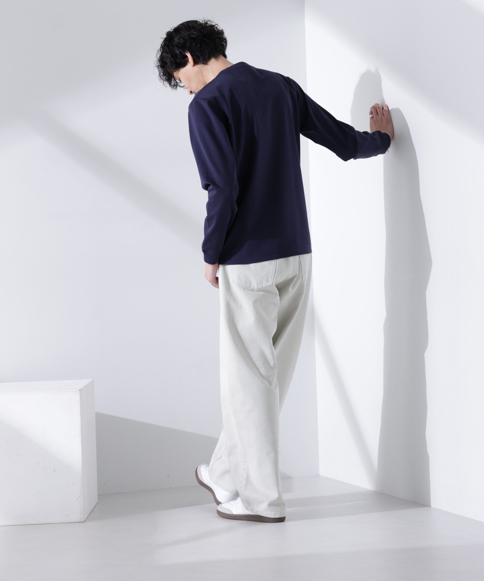 nano･universe「アンチスメル クルーネックTシャツ 長袖」|Tシャツ・カットソー|