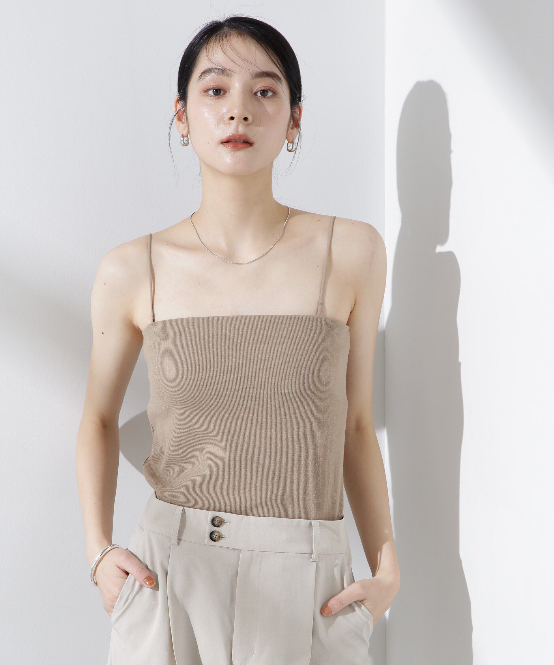 nano･universe「カップ付き2wayキャミベアトップ」|Tシャツ・カットソー|