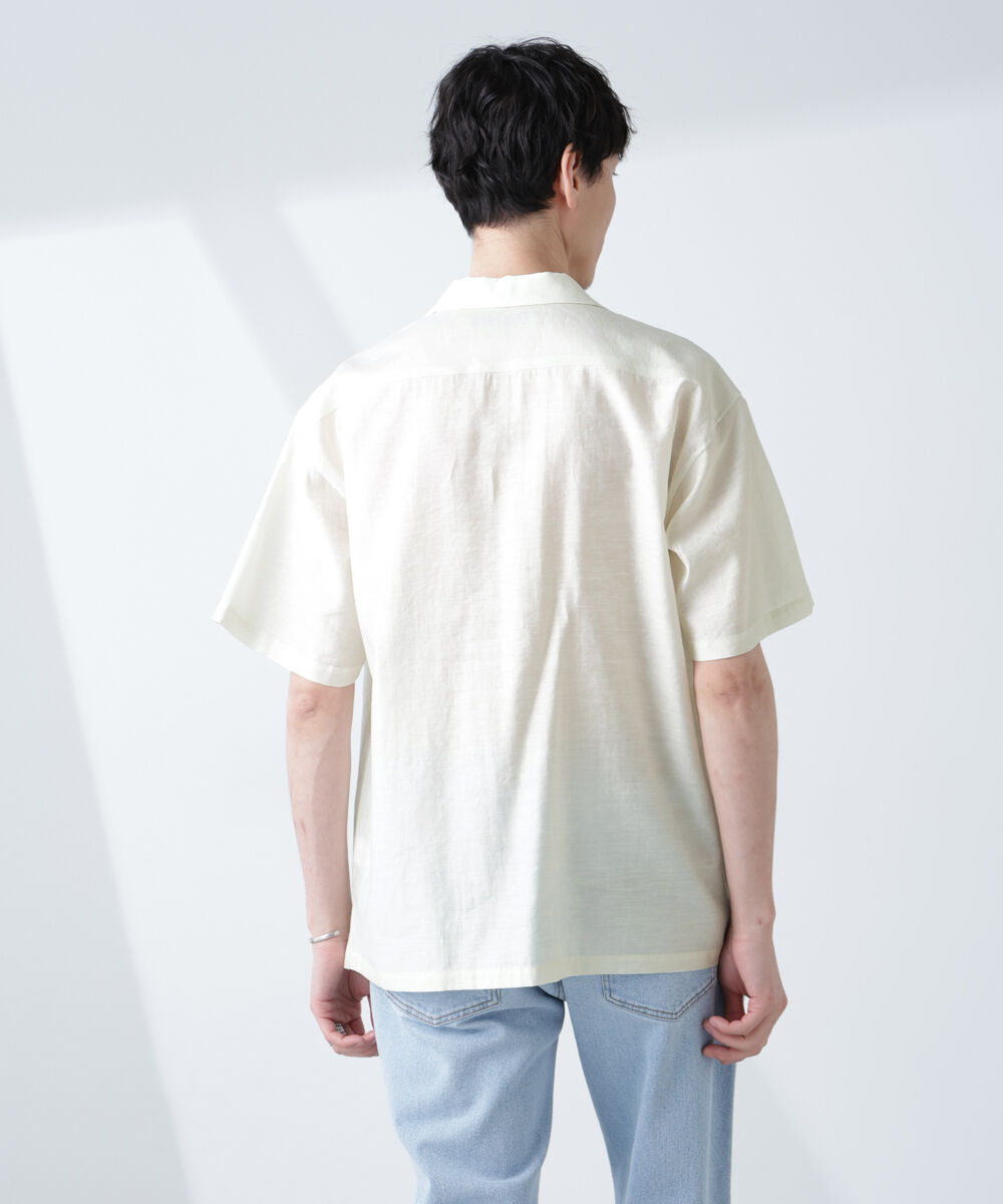 nano･universe「オープンカラーキューバシャツ」|シャツ・ブラウス|