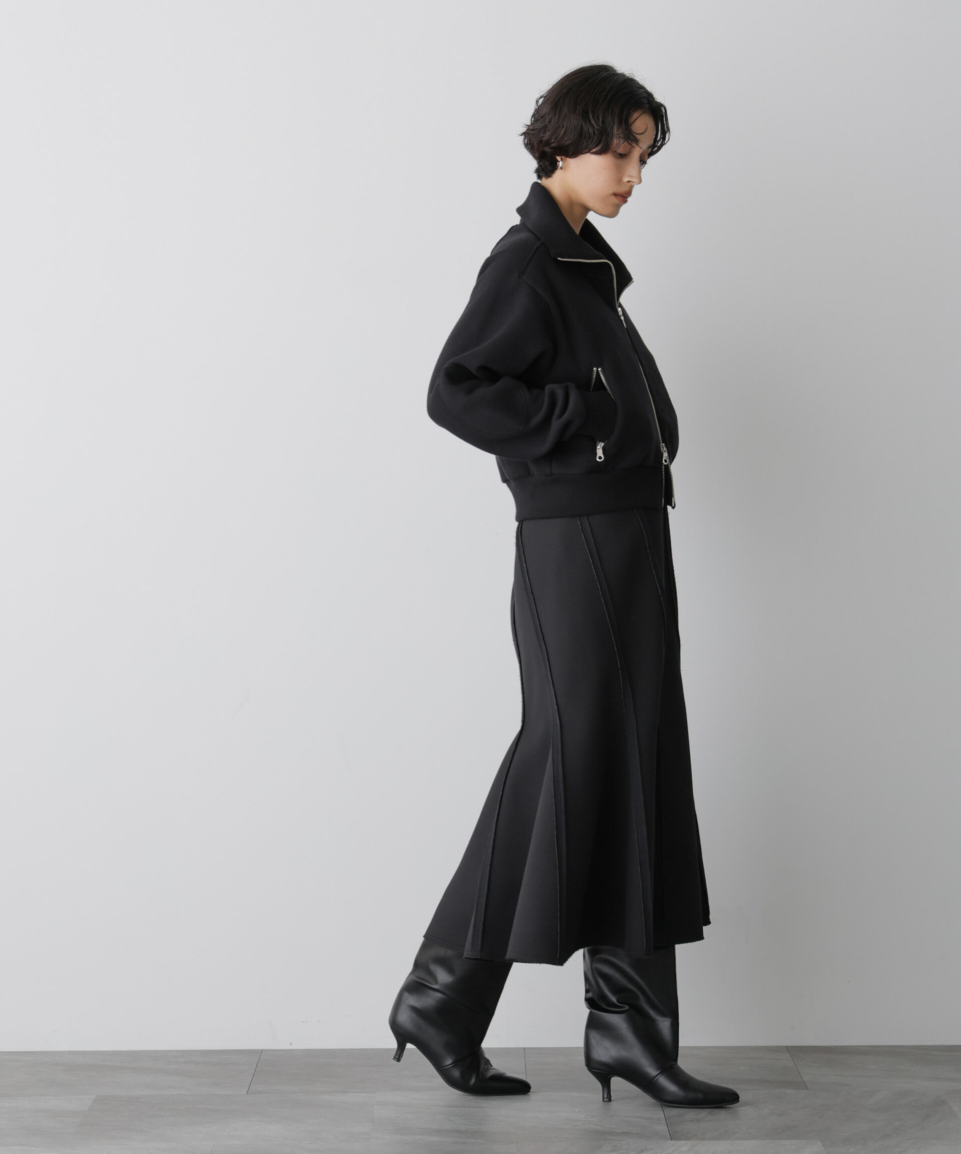  「「STEVELOUR」コンパクトダブルジップスウェット」|スウェット・ジャージ|