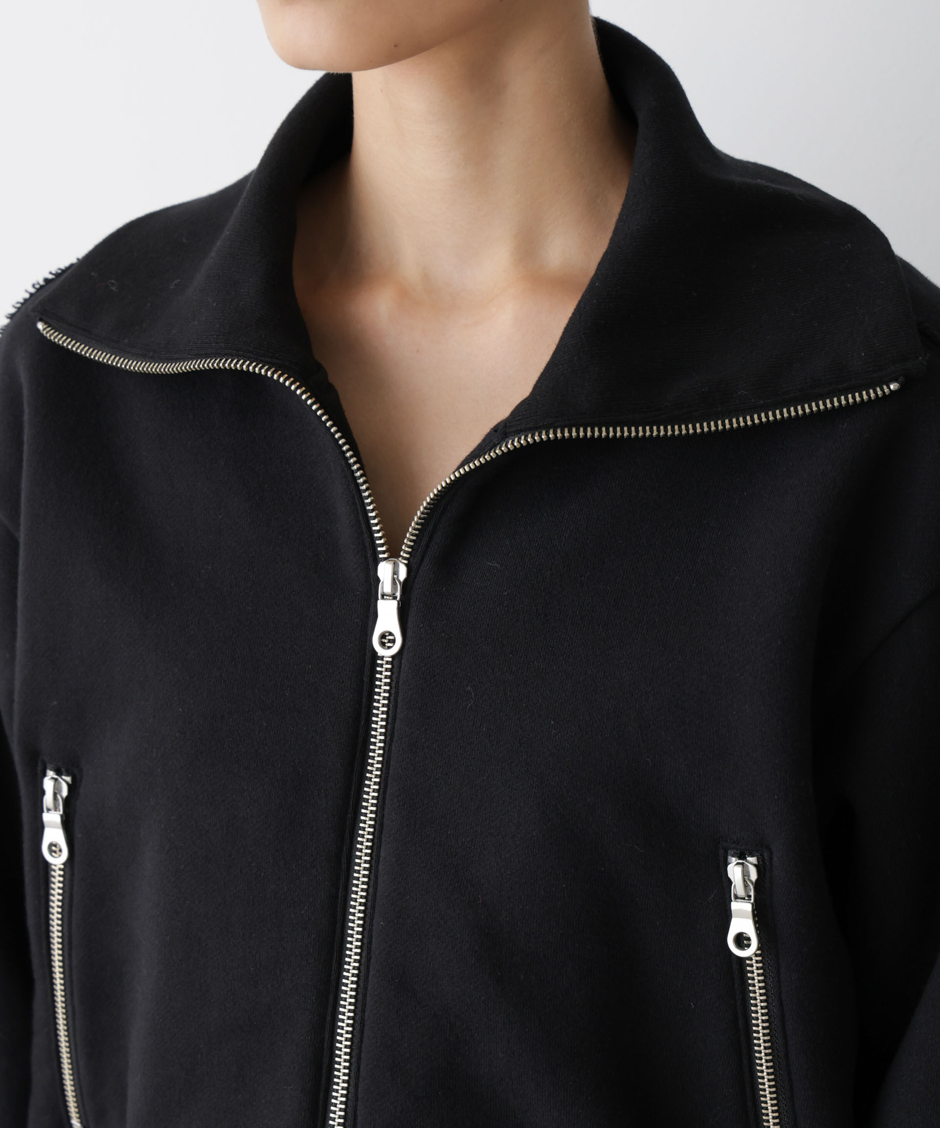  「「STEVELOUR」コンパクトダブルジップスウェット」|スウェット・ジャージ|