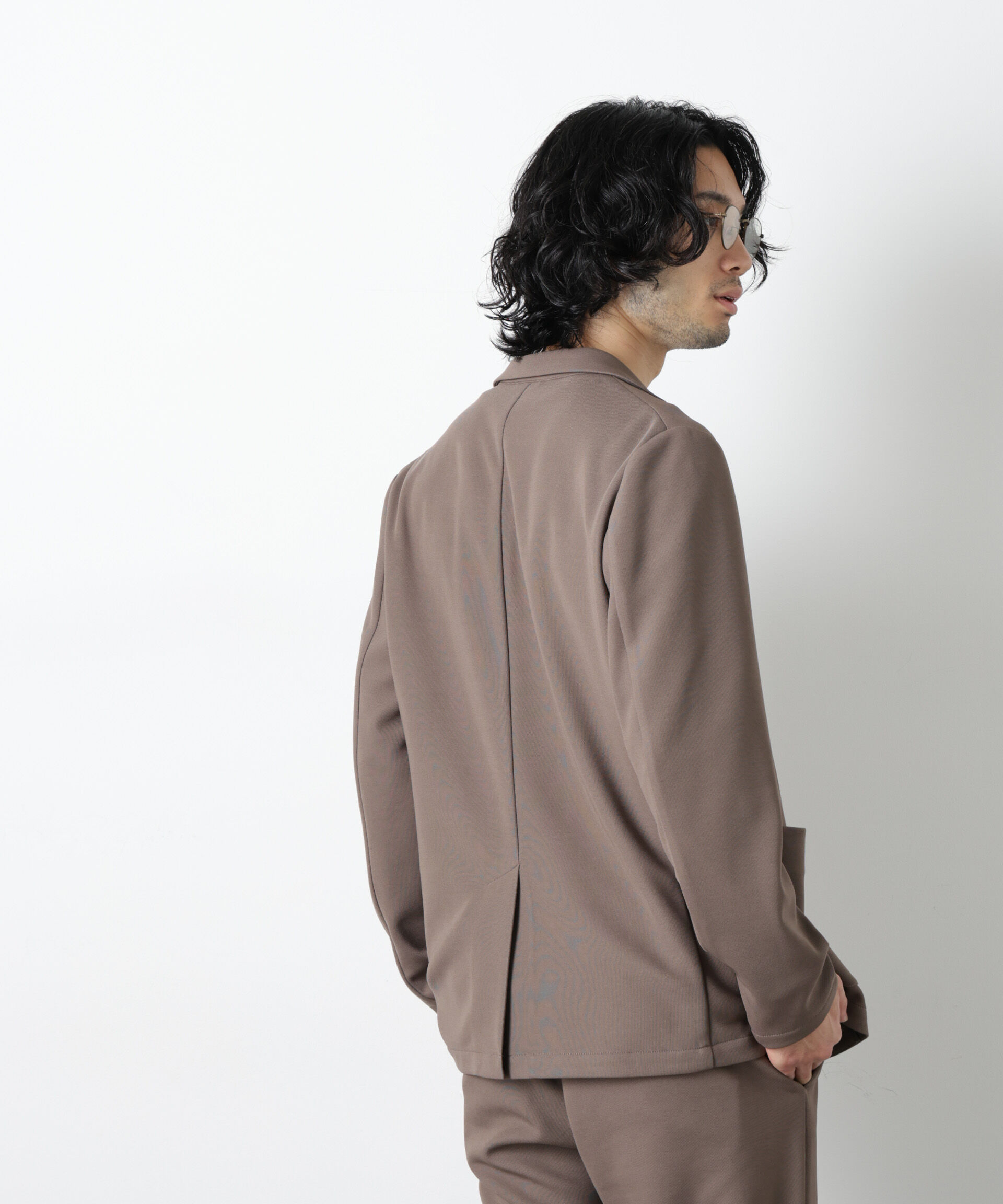 nano･universe「ボンディングカノコ セットアップ(手洗い可能)」|スーツ|