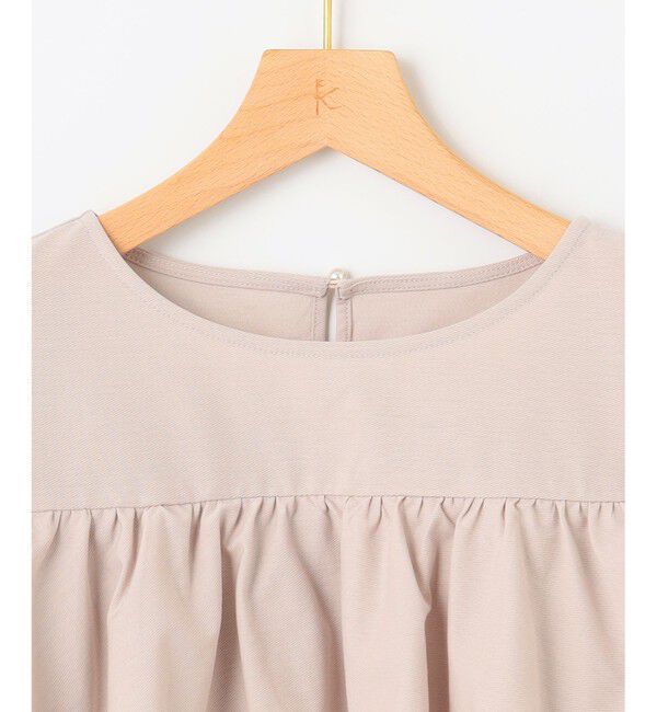 組曲「ツイルジャジー フリルカットソー」|Tシャツ・カットソー|