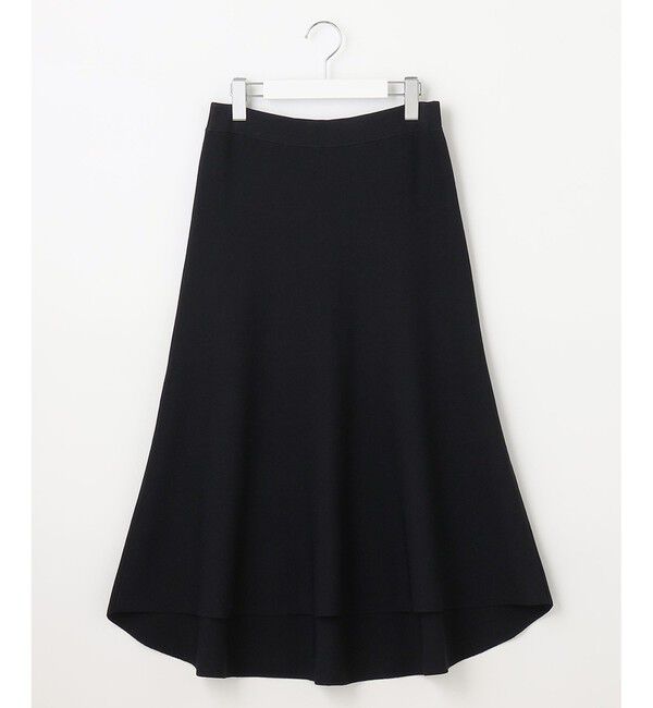 自由区「【洗える・XSサイズあり】クレープストレッチニット スカート」|スカート|