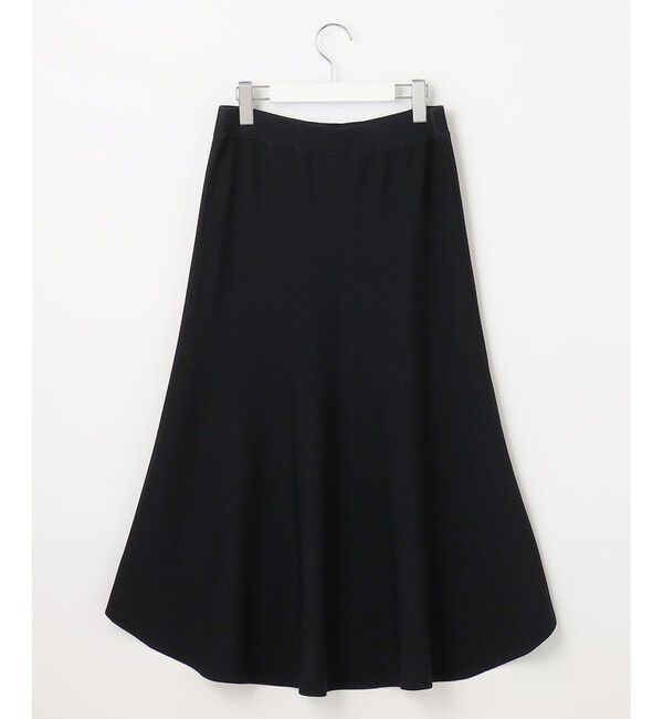 自由区「【洗える・XSサイズあり】クレープストレッチニット スカート」|スカート|