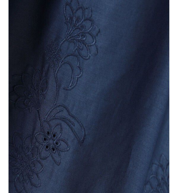 自由区「エンブロイダリーローンシャツ ワンピース」|ワンピース|