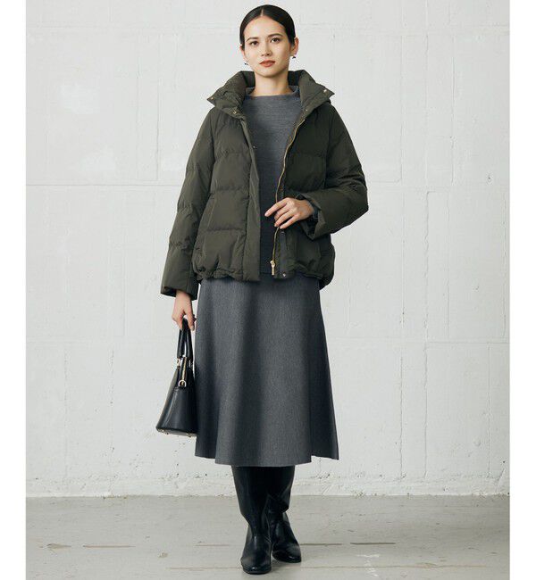 自由区「【WEB限定カラーあり・SHIHOさん着用】マイクロタッサーダウン コートⅡ」|ダウン|