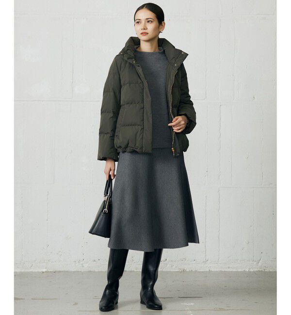 自由区「【WEB限定カラーあり・SHIHOさん着用】マイクロタッサーダウン コートⅡ」|ダウン|