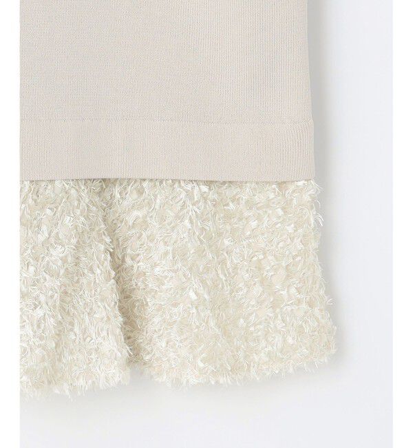 自由区「【SHIHOさん着用】ジャカードコンビ カーディガン」|カーディガン|