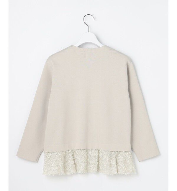 自由区「【SHIHOさん着用】ジャカードコンビ カーディガン」|カーディガン|