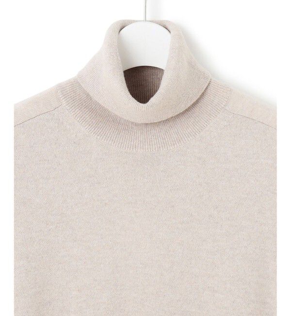 23区「【洗える】カシミヤブレンド タートルネック ニットワンピース」|ワンピース|