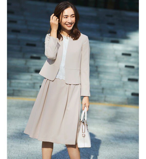 ANY SIS「【洗える】レースコンビバックサテン ワンピース」|ワンピース|