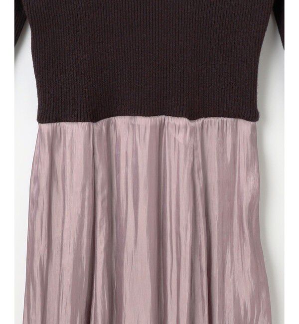 any SiS「【洗える】オーロラサテンコンビ ワンピース」|ワンピース|