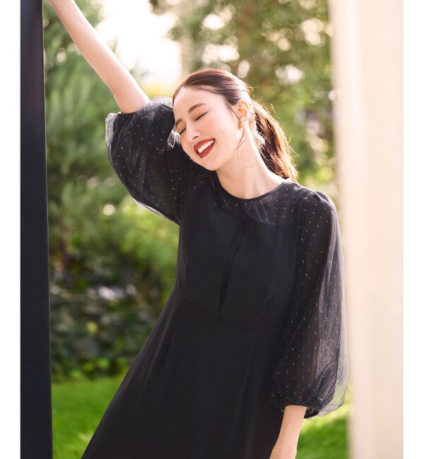 any SiS「【Lily Calin】シャイニードットコンビ ドレス」|ドレス|