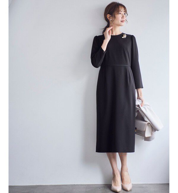any SiS「【洗える】セレモニーダブルクロス ワンピース」|ワンピース|
