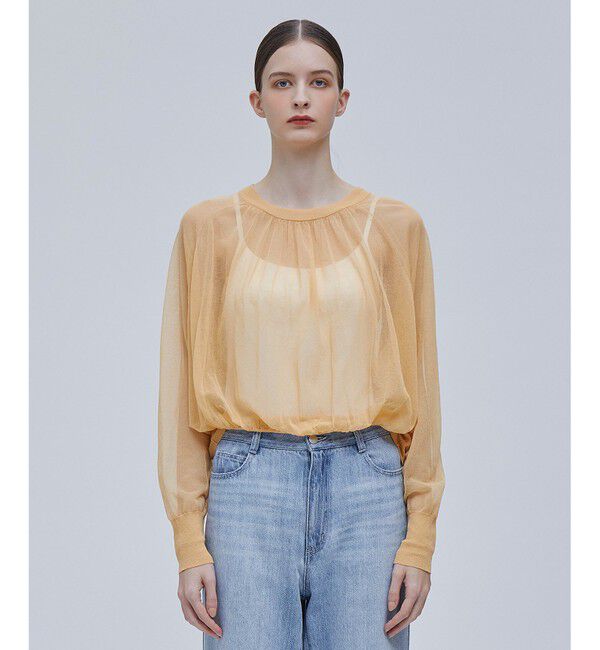 BEIGE,「LIANE / ニットトップス」|ニット・セーター|Light Orange