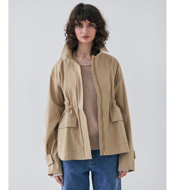 BEIGE,「【Precious 4月号掲載】IBERIS / スタンドカラーブルゾン」|ブルゾン・スタジャン|Beige