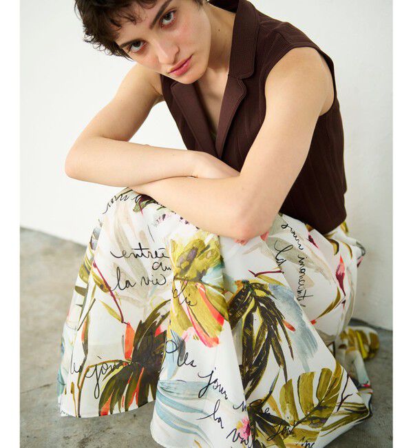 Diagram「リゾートリーフプリントスカート」|スカート|