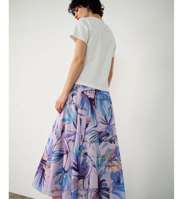 Diagram「リゾートリーフプリントスカート」|スカート|