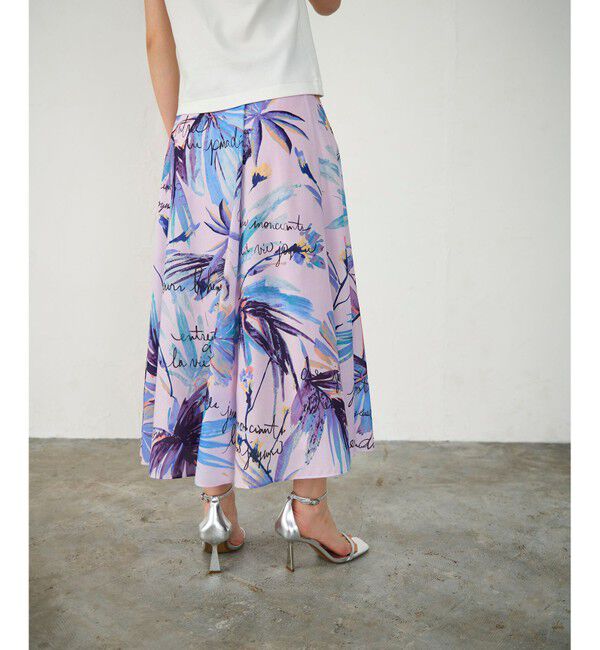 Diagram「リゾートリーフプリントスカート」|スカート|