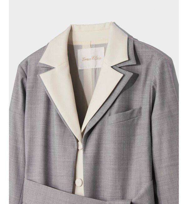 Grace Class「シルクウールコートドレス」|その他|