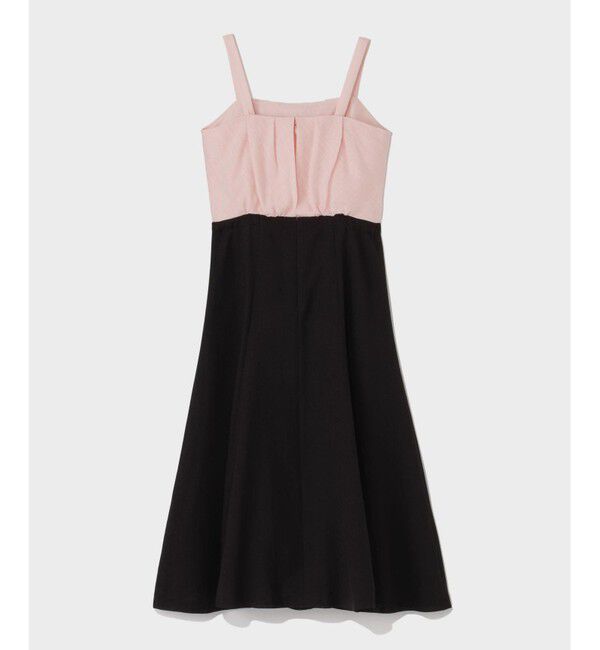 Grace Class「リネンライクバイカラーワンピース」|ワンピース|