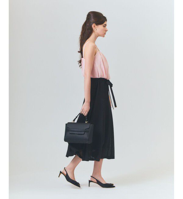 Grace Class「リネンライクバイカラーワンピース」|ワンピース|