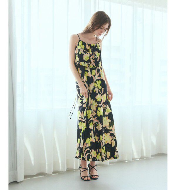 Grace Class「リゾートフラワーマキシ」|ワンピース|