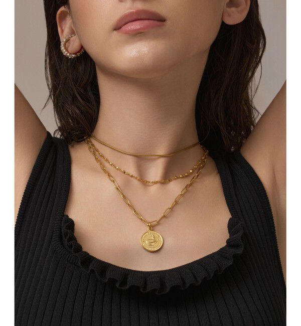 GRACE CONTINENTAL「コインレイヤードネックレス」|ネックレス|