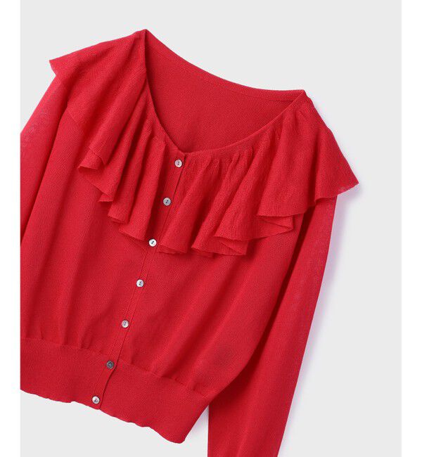 Diagram「フリルニットカーディガン」|カーディガン|