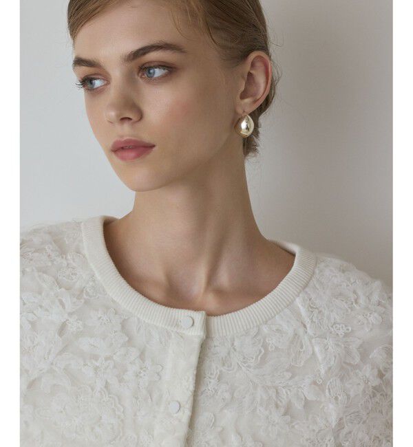 Diagram「フラワー刺繍ニットカーディガン」|カーディガン|