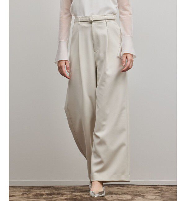 GRACE CONTINENTAL「ダブルクロスワイドパンツ」|その他|