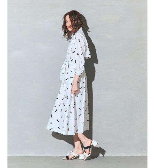 Grace Class「ヒールプリントシャツドレス」|ワンピース|