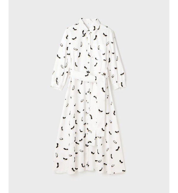 Grace Class「ヒールプリントシャツドレス」|ワンピース|