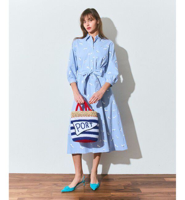 Grace Class「ヒールプリントシャツドレス」|ワンピース|