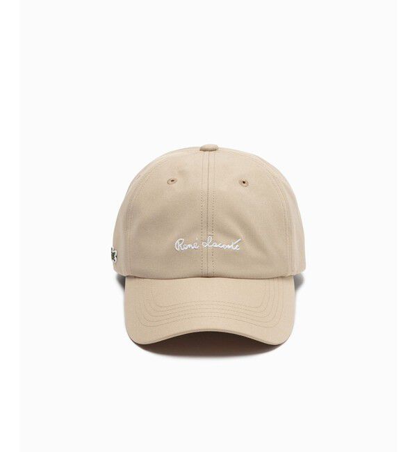 LACOSTE「接触冷感 UCカット ルネ・ラコステ シグネチャーキャップ」|キャップ・キャスケット|
