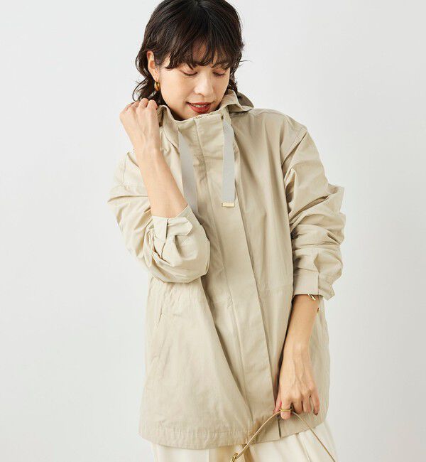 NOLLEY'S「【WEB＆一部店舗限定色アイテム】ウォッシャブル2WAY撥水フーテッドブルゾン」|ブルゾン・スタジャン|