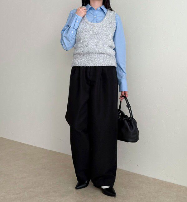 fredy emue「テープMIXニットベスト」|ベスト・ジレ|