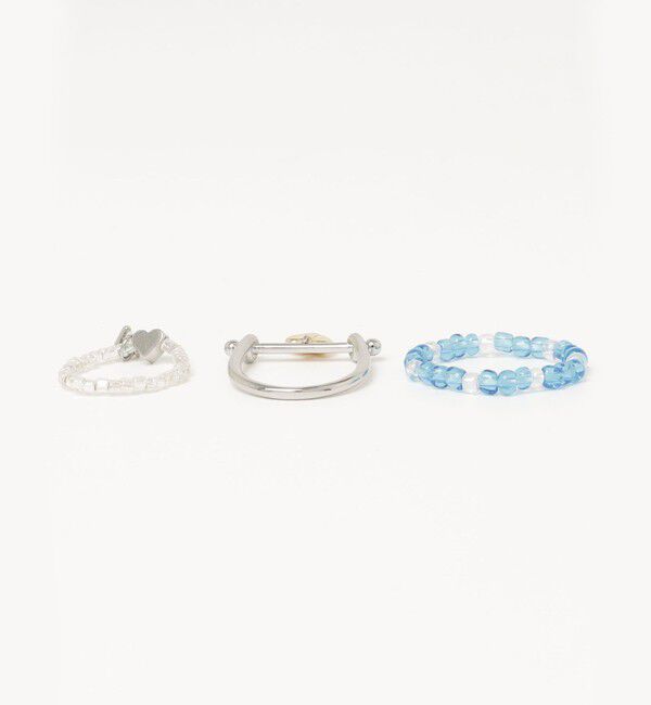 fredy emue「ビーズ3セットリング」|リング|