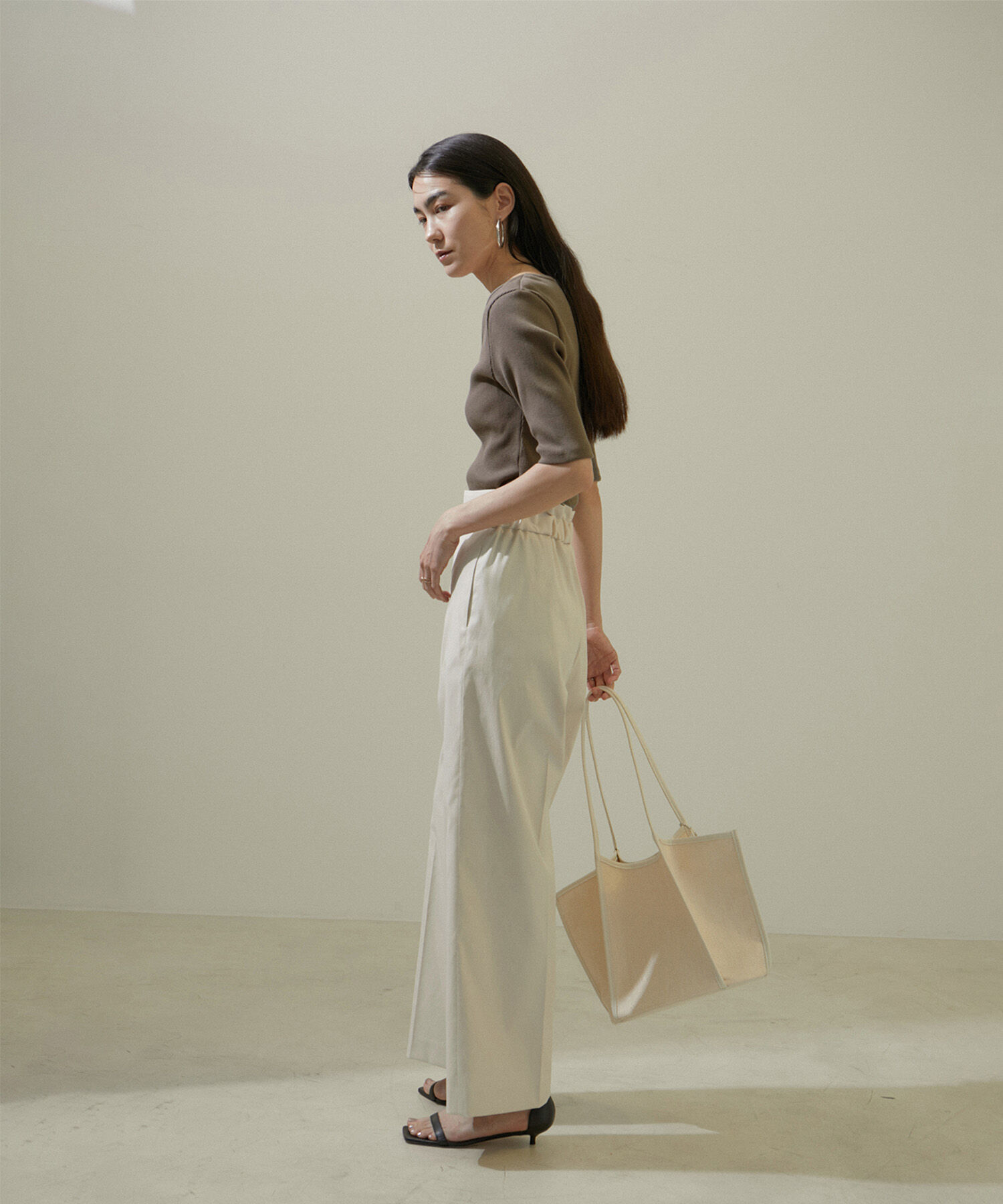 SALON adam et rope'「KINANファームリーリブTシャツ」|Tシャツ・カットソー|