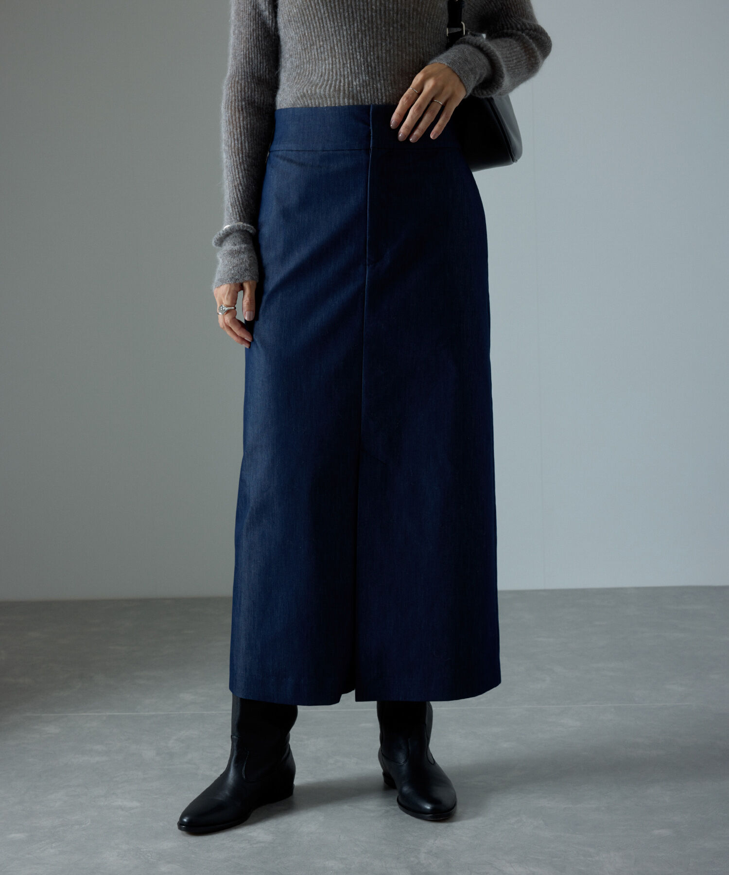 SALON adam et rope'「ハイウエストナロースタイルアップスカート」|スカート|