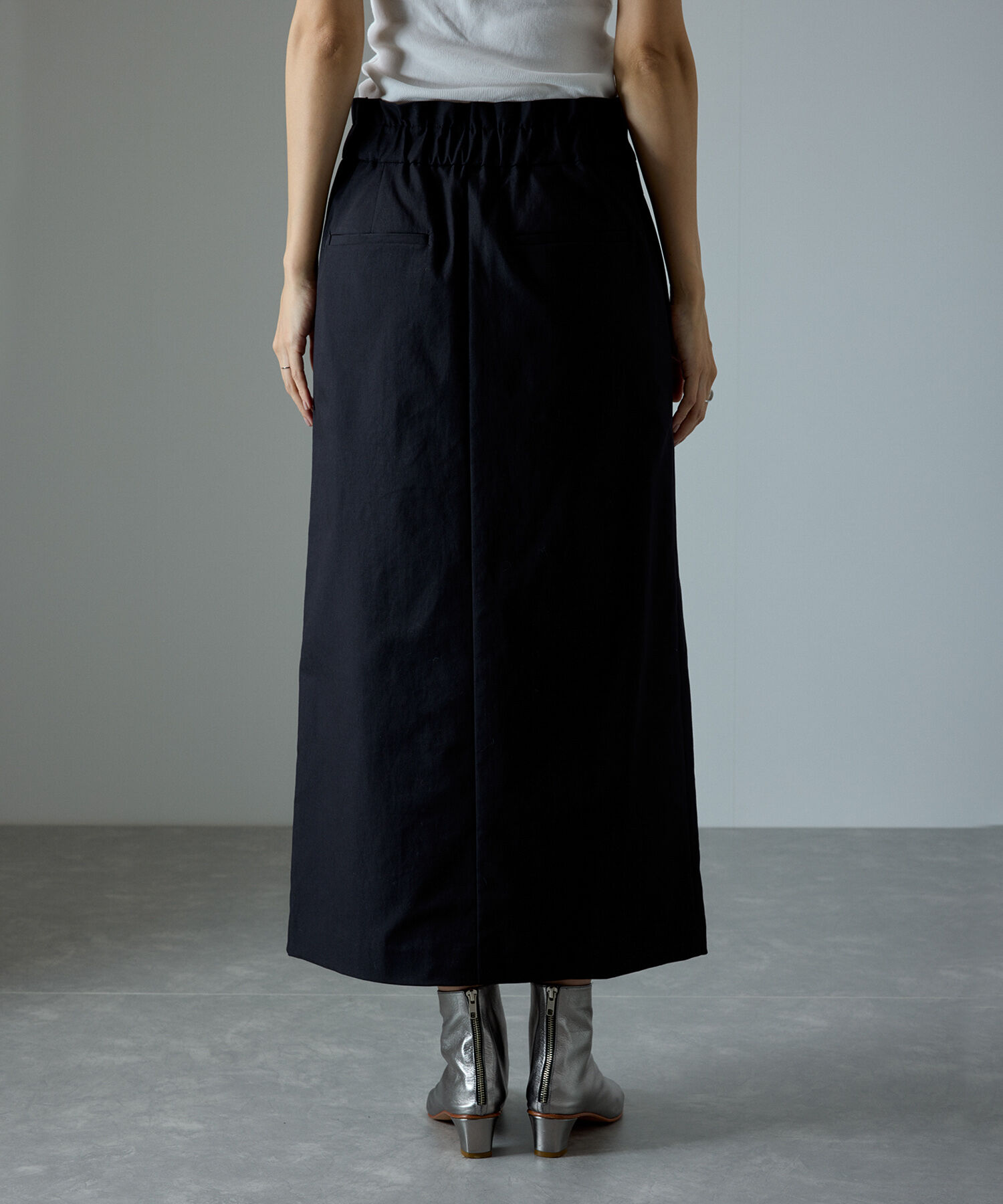 SALON adam et rope'「ハイウエストナロースタイルアップスカート」|スカート|