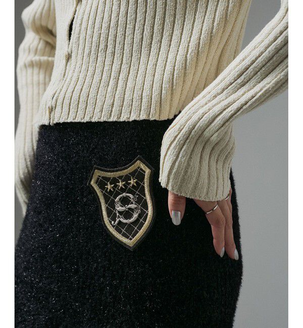 SALON adam et rope'「刺繍ワッペンブローチ＜S＞」|ブローチ・コサージュ|