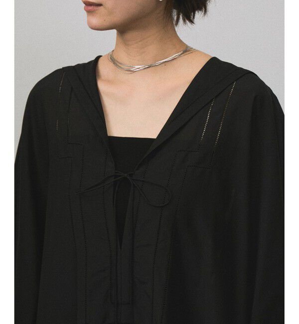 SALON adam et rope'「コットンシルクフードカフタンワンピース」|ワンピース|