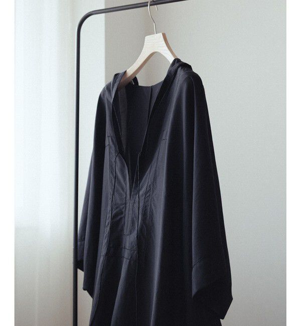 SALON adam et rope'「コットンシルクフードカフタンワンピース」|ワンピース|