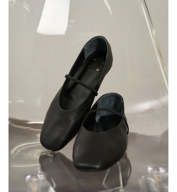 SALON adam et rope'「【W S（ドゥーブル）】リアルレザーメリージェーン」|パンプス|