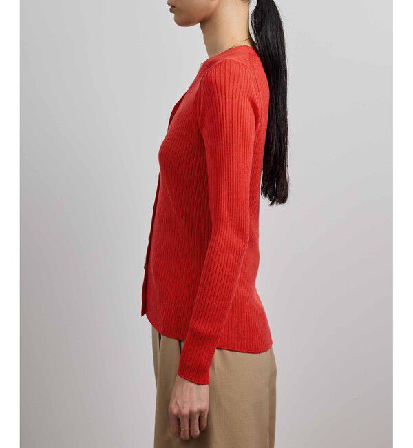 ROPE「ハイゲージワイドリブニットカーディガン」|カーディガン|