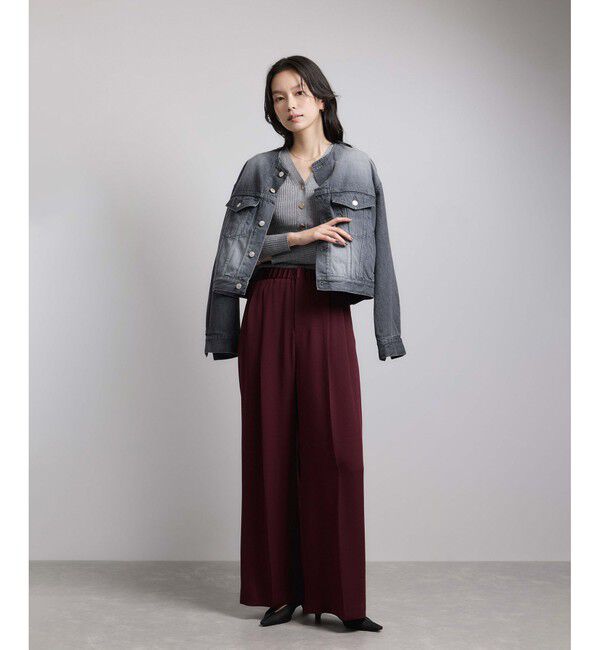 ROPE「ハイゲージワイドリブニットカーディガン」|カーディガン|