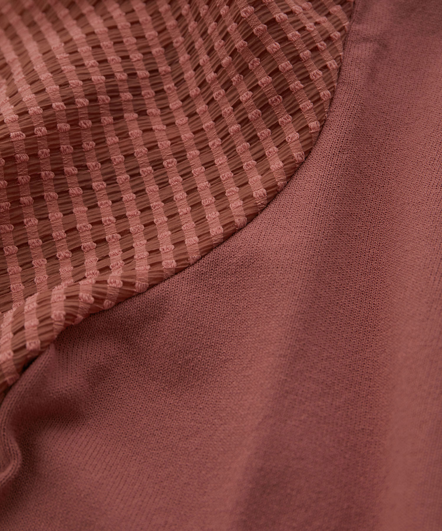 VIS「【夏トップス総選挙/お気に入り登録No.1】袖シアードッキングニット」|ニット・セーター|