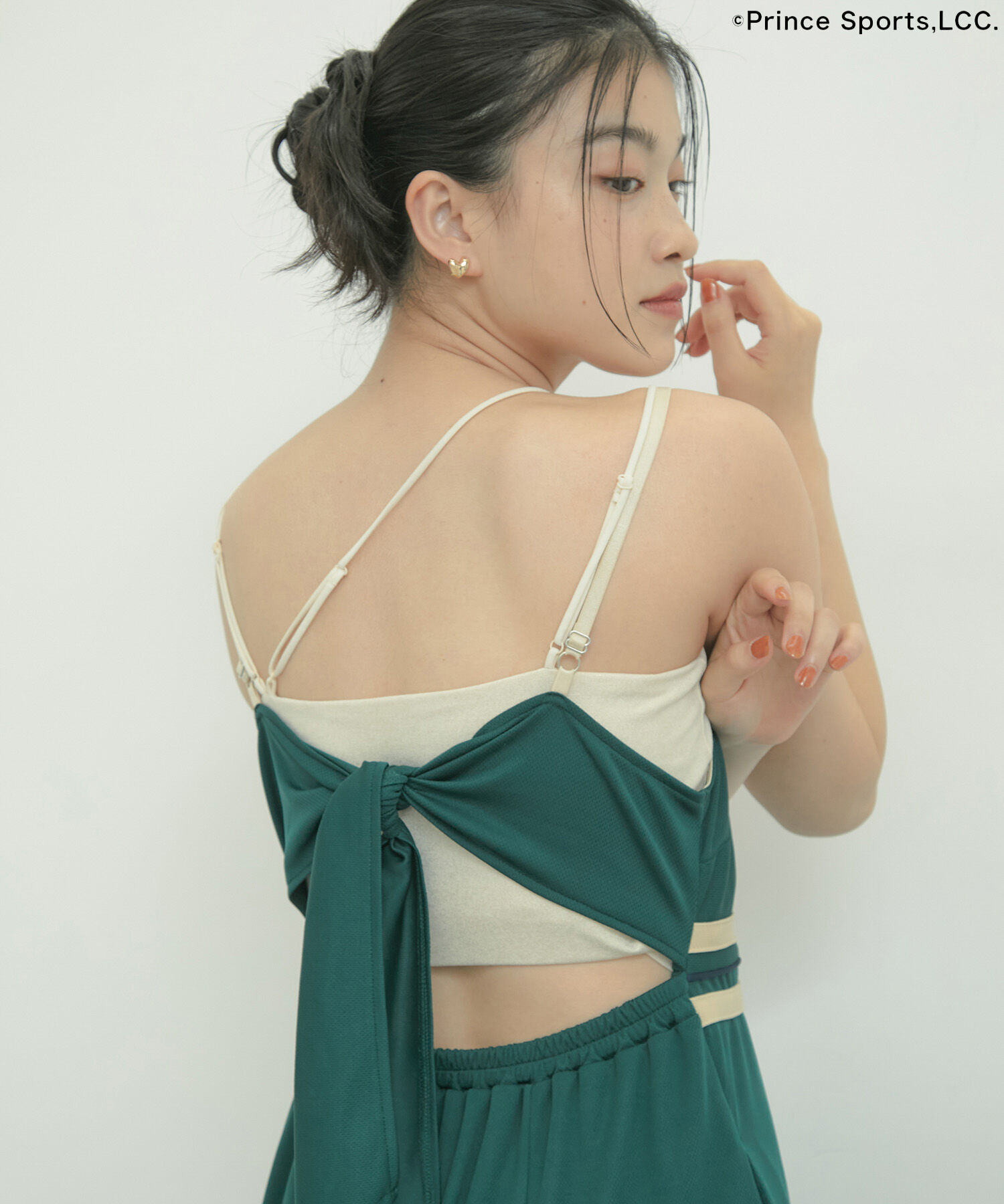 VIS「【Prince】VIS別注ラインキャミワンピース」|ワンピース|